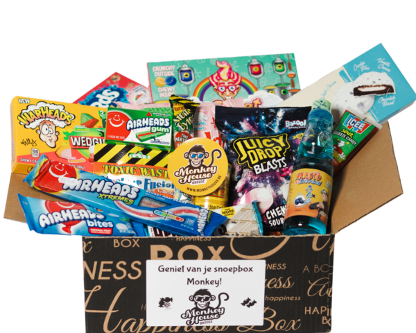 A box of American candy