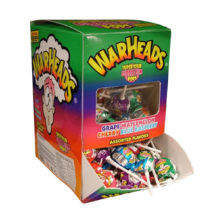 Warheads Super Sour Bubblegum Pop