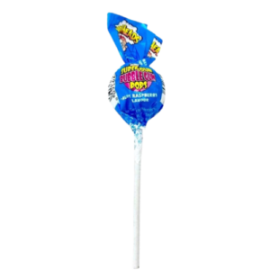 Warheads Blue Raspberry Bubblegum Pop