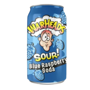 Warheads Sour Blue Raspberry Soda