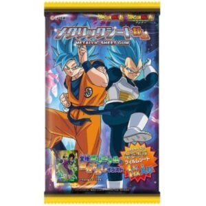 Dragon Ball Metallic Sheet with Gum